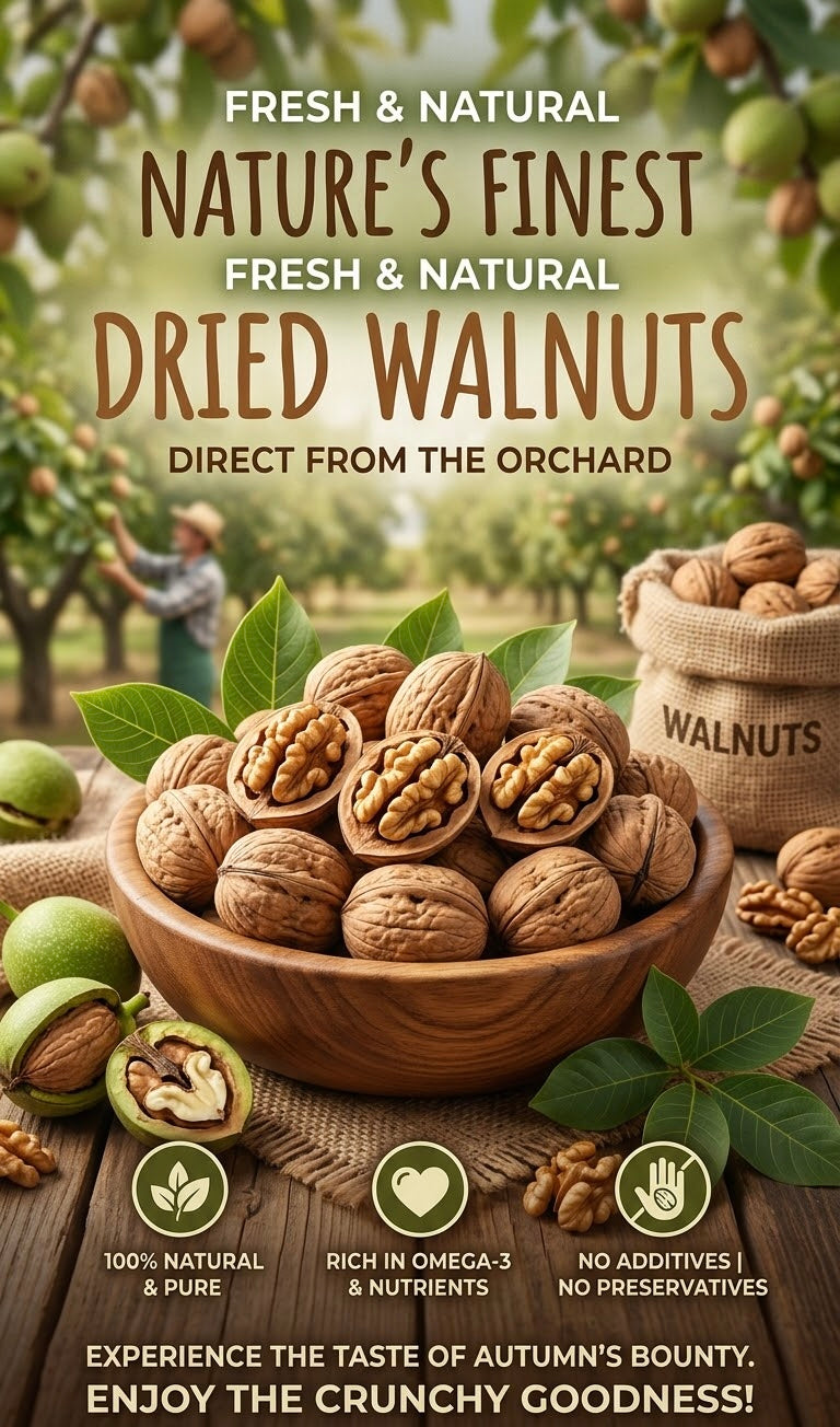 Akhrot Giri (walnuts) zaree Organics