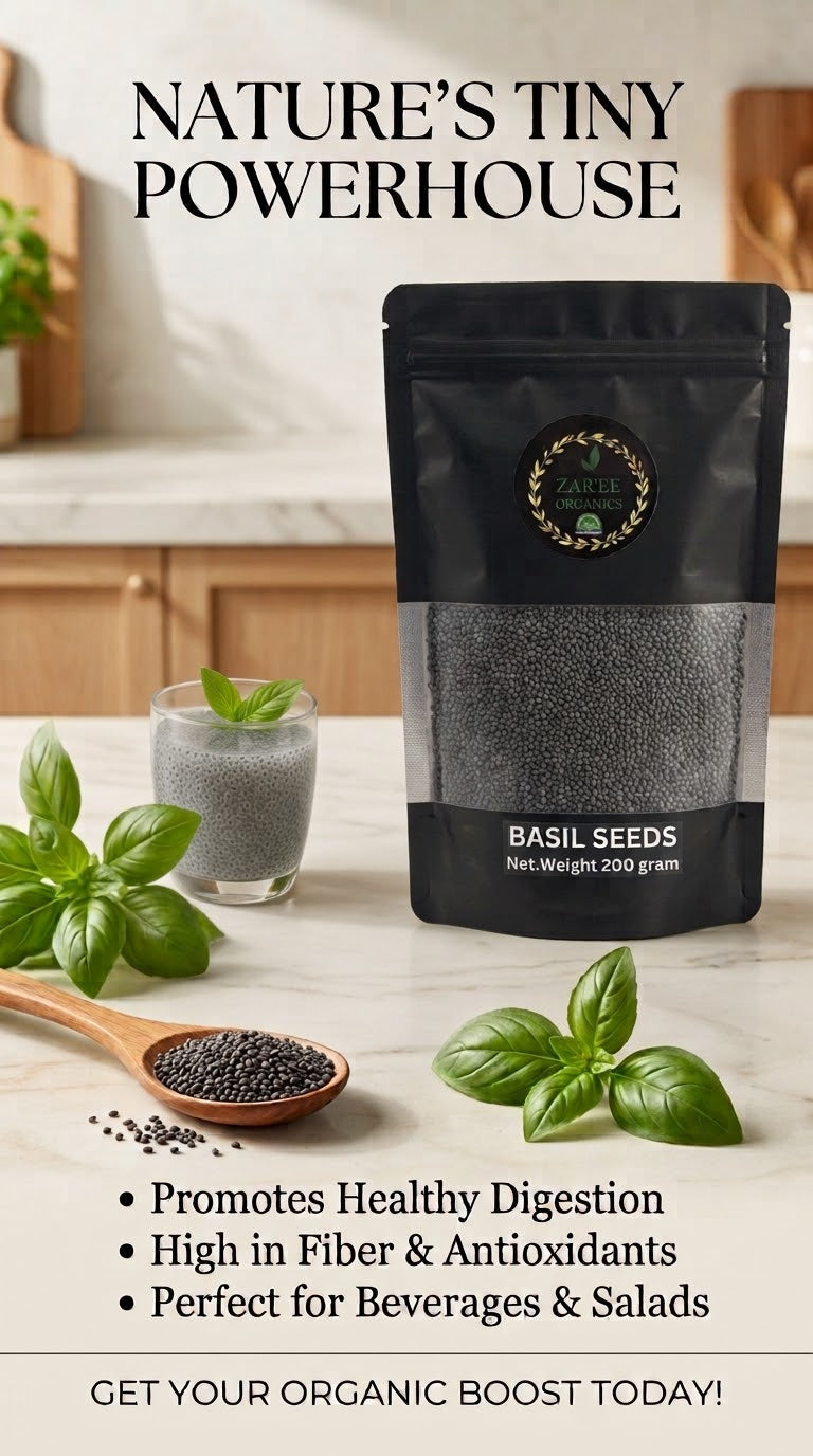Tokhm Malanga (Basil seeds )