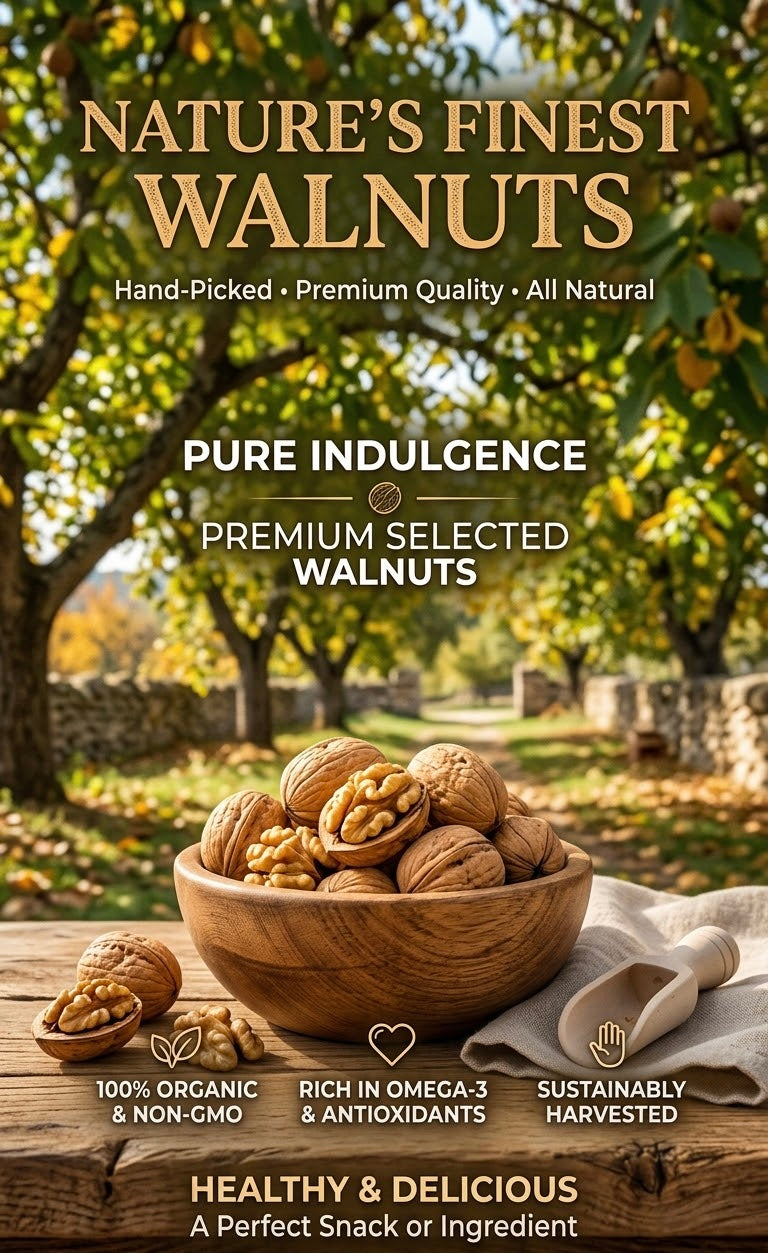 Akhrot Giri (walnuts) zaree Organics