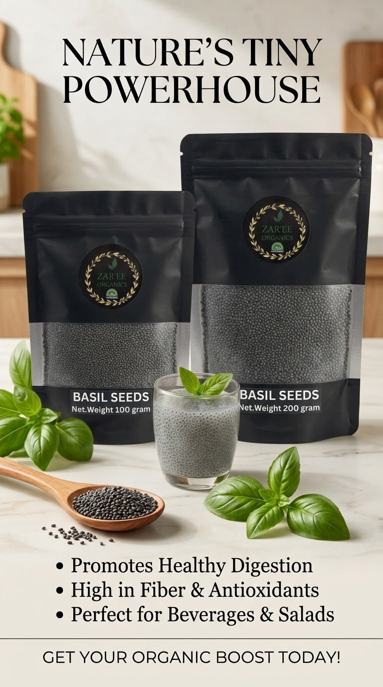 Tokhm Malanga (Basil seeds )